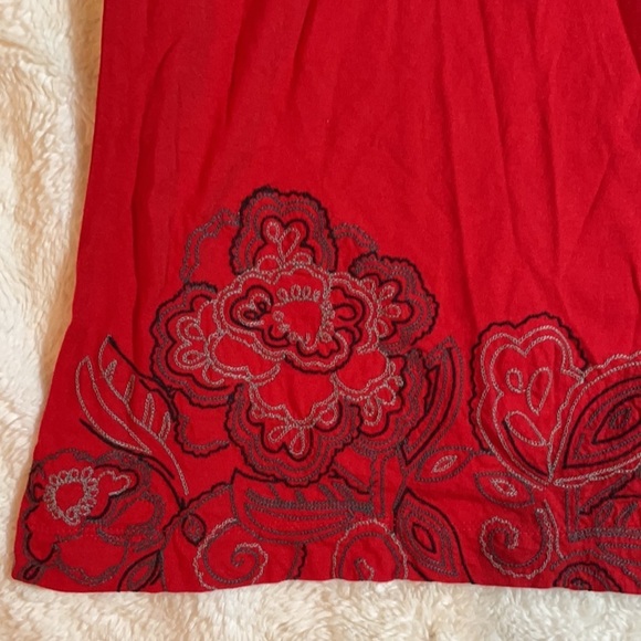 Style & co.‎ Red patterned top - Picture 2 of 6